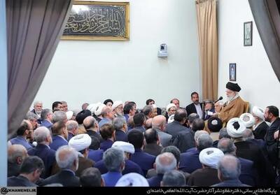 دیدار جمعی از مسئولان ارشد سه قوه با رهبرانقلاب +تصاویر