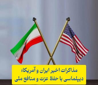مذاکرات اخیر ایران و آمریکا؛ دیپلماسی با حفظ عزت و منافع ملی