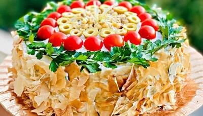 سالاد پیازچه قالبی، شیک و خوشمزه برای مهمانی
