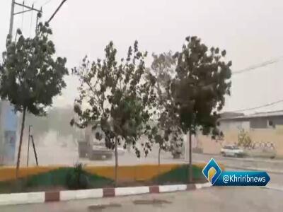 طوفان و بارش باران مشهد را فرا گرفت