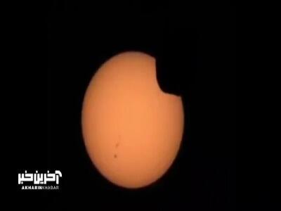 تصاویری از خورشید گرفتگی در مریخ ثبت شده توسط کاوشگر ا