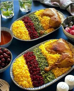 دگرگونی برنج ساده به یک غذای چشم‌نواز