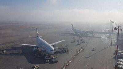 لغو ۵ پرواز فرودگاه اهواز به دلیل گرد و غبار امروز