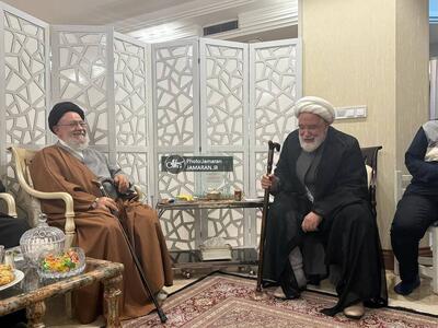 دیدار دبیر کل مجمع روحانیون مبارز با مهدی کروبی