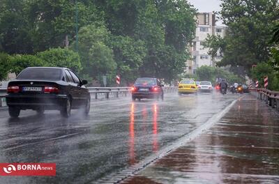 رگبار باران در ۲۳ استان/ احتمال بارش برف در شمال غرب و البرز مرکزی