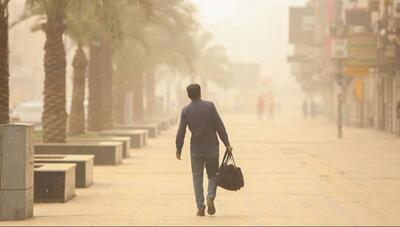 گردوغبار مدارس کیش را تعطیل کرد