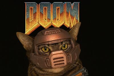 تماشا کنید: اگر Doom Slayer گربه بود! - گیمفا