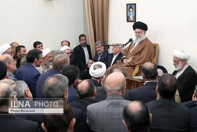 دیدار جمعی از مسئولان ارشد سه قوه با رهبر انقلاب