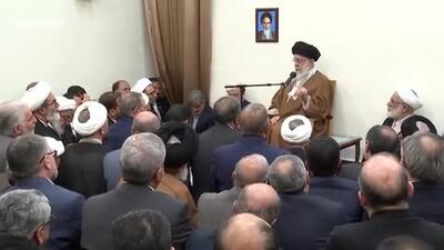 رهبر انقلاب در دیدار مسئولان ارشد سه قوه: جنایت‌های باند تبهکار در غزه از حد گذشته و بی‌سابقه است