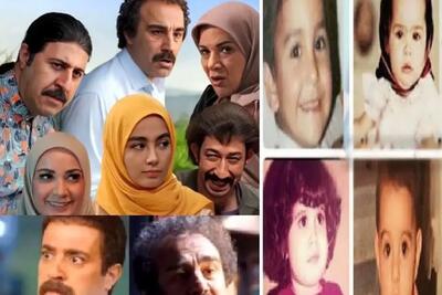 عکس های بچگی بازیگران پایتخت / چقدر بامزه و جذاب اند!