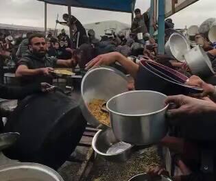 تشدید قحطی و گرسنگی در نوار غزه + فیلم