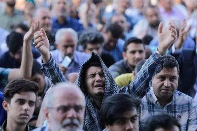 برگزاری آئین استغاثه برای همدردی با مردم غزه در بقاع متبرکه مشهد