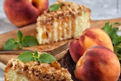 طرز تهیه کرامبل هلو با طعم و بافت عالی