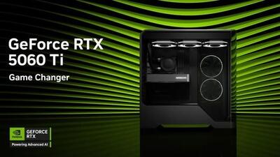 انویدیا از کارت‌های گرافیک GeForce RTX 5060 Ti و RTX 5060 رونمایی کرد؛ شروع قیمت از 299 و 379 دلار