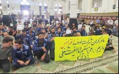 کارگران بیکارشده رئوف بافق     منتظر بازگشت به کارند