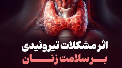 اثر مشکلات تیروئیدی بر سلامت زنان