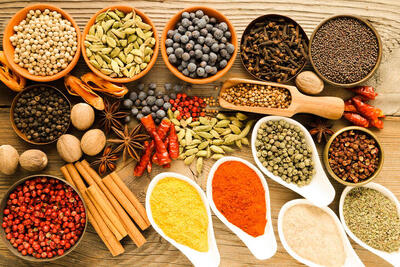 برترین ادویه های صادراتی بر اساس فروش جهانی /سالانه حدود ۲میلیون تن ادویه در جهان تولید می شود