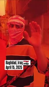 تصاویر آخرالزمانی از طوفان شن در بغداد