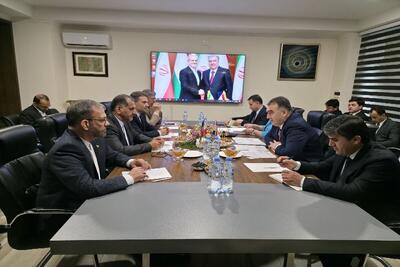 نجفی خوشرودی با وزیر انرژی و ذخایر آبی جمهوری تاجیکستان دیدار کرد