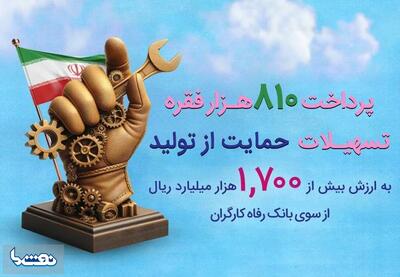 حمایت بیش از ۱۷۰ همتی بانک رفاه کارگران از تولید ملی | نفت ما