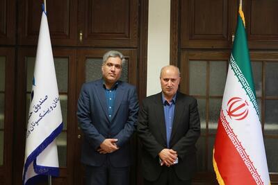 دیدار مهدی تاج با مدیرعامل صندوق حمایت از پیشکسوتان - پارس فوتبال