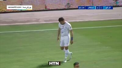 فیلم خلاصه بازی گل‌گهر سیرجان 1 - استقلال 1
