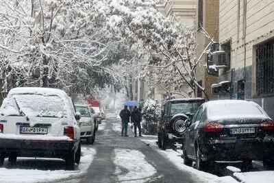 بارش برف سنگین بهاری در زنجان+ ویدئو