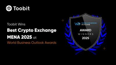 توبیت برنده بهترین صرافی منطقه منا ۲۰۲۵ در World Business Outlook شد