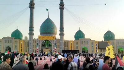فیلمی از لبیک به ندای استغاثه مردم کشورمان برای مظلوم فلسطین