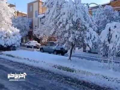 طبیعت زمستانی شهر هریس در فصل بهار!