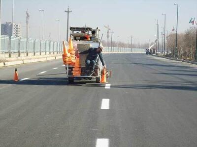 بیش از ۱۵۰ کیلومتر از معابر ارومیه خط‌کشی شد