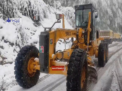 بارش برف بهاری، دیلمان را سفیدپوش کرد