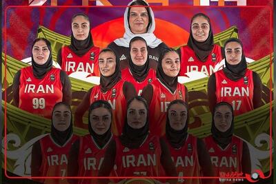 شادی دختران ایران پس از پیروزی برابر تیم بسکتبال اردن و قهرمانی در انتخابی غرب آسیا