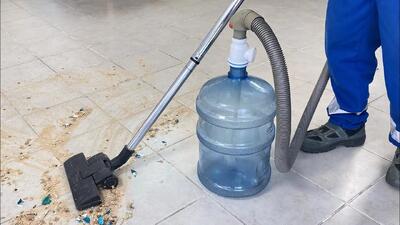 آموزش ساخت جارو برقی بدون فیلتر از ظرف آب