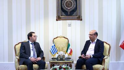 در دیدار سفیر یونان با دبیر کل کمیته ملی المپیک عنوان شد؛روابط ورزشی دو کشور گسترده می شود
