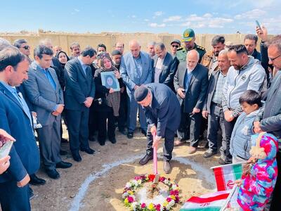 آغاز عملیات ساخت مدرسه ۶ کلاسه در روستای کهارد