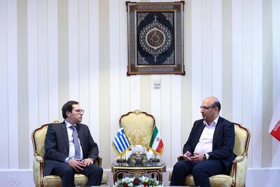 در دیدار سفیر یونان با دبیر کل کمیته ملی المپیک عنوان شد: گسترش روابط ورزشی دو کشور