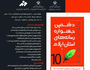 اعلام نتایج دهمین جشنواره رسانه‌های استان ایلام