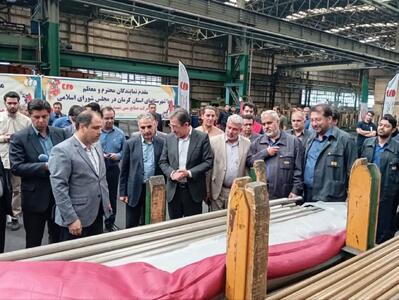 بومی سازی تولید لوله مسی نیکل در صنایع مس شهید باهنر کرمان
