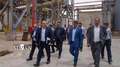 مسئولان قضایی شهرستان کرخه از شرکت صنعتی پاک چوب بازدید کردند