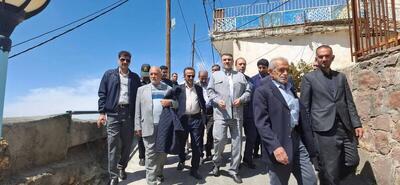 بازدید رئیس سازمان مدیریت بحران کشور از روستای امام‌زاده داود (ع) و بررسی اقدامات ایمنی و عمرانی