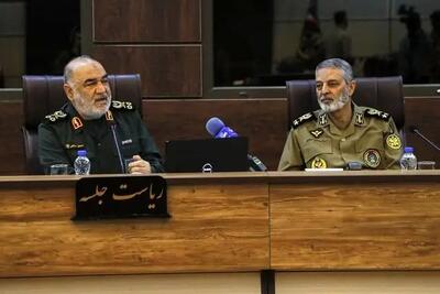 پیام فرمانده کل سپاه به فرمانده ارتش