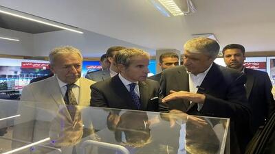 بازدید گروسی از نمایشگاه دستاورد‌های صنعت هسته‌ای ایران | رویداد24