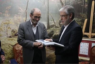 دیدار وزیر علوم با نجفقلی حبیبی استاد پیشکسوت دانشگاه تهران