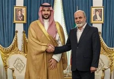 دیدار وزیر دفاع عربستان با دبیر شورای عالی امنیت ملی - تسنیم