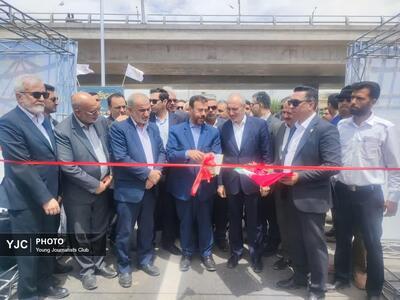 بزرگترین تقاطع چندسطحی ملی در جنوب شیراز زیر بار ترافیک رفت