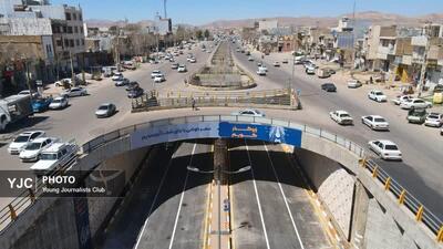 افتتاح زیرگذر نیمه‌مسقف گویم شیراز با فناوری نوآورانه دیوار دیافراگمی