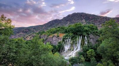 آبشار بیشه در بهار زیبای لرستان + فیلم