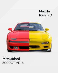 مقایسه دو سامورایی از آفتاب تابان: مزدا RX-7 FD در مقابل میتسوبیشی 3000GT VR-4