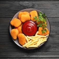 ناگت مرغ یه شام لذیذ برای تمام سلیقه‌ها